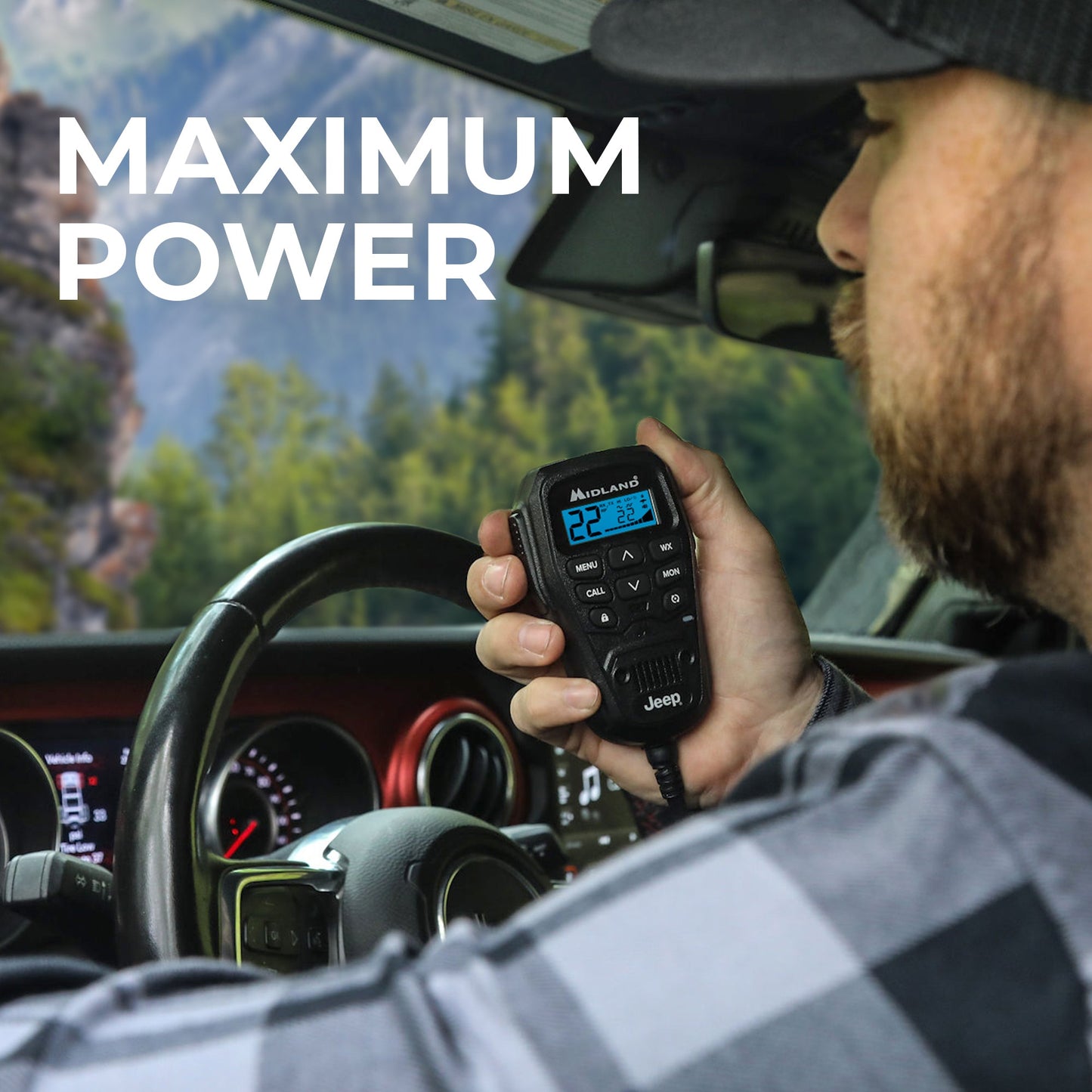MXT575J 50W MicroMobile GMRS Two-Way Radio | Jeep