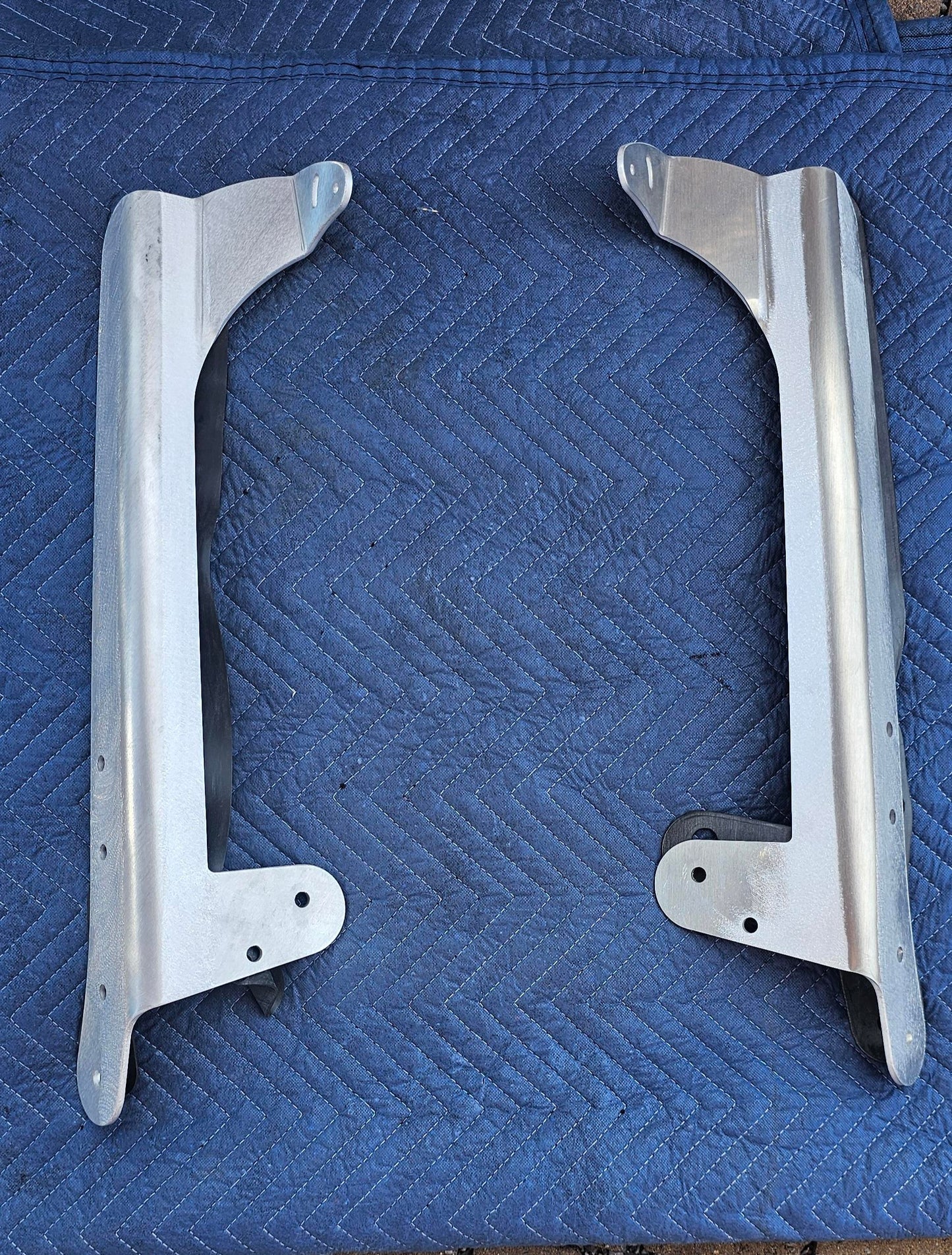 Jeep Wrangler JK Windshield Mount for Hyperion V48 - Raw Aluminum