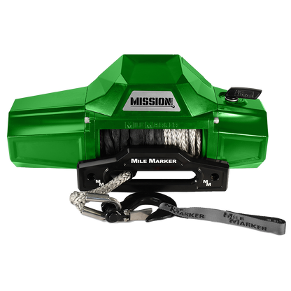 Electric Winch for Truck Mission Series 10k Scream Green
