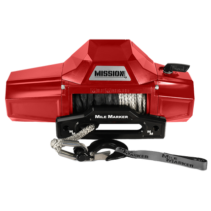 Mission Winch Series 8000lb - TNT Red