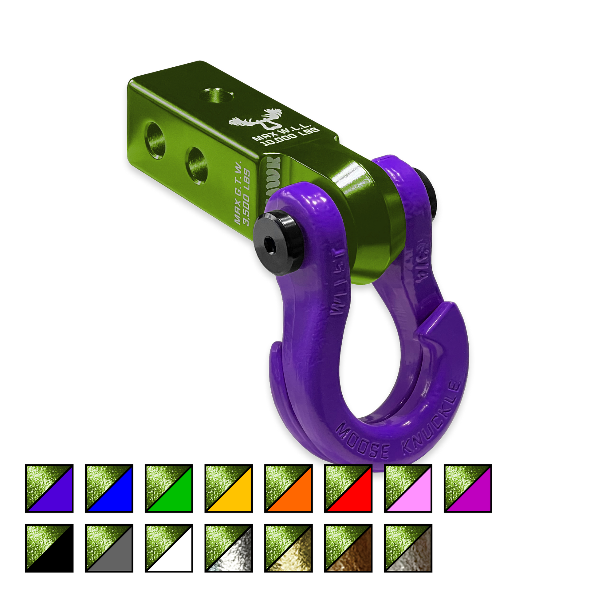 Mohawk Jowl Combo in Bean Green and Grape Escape