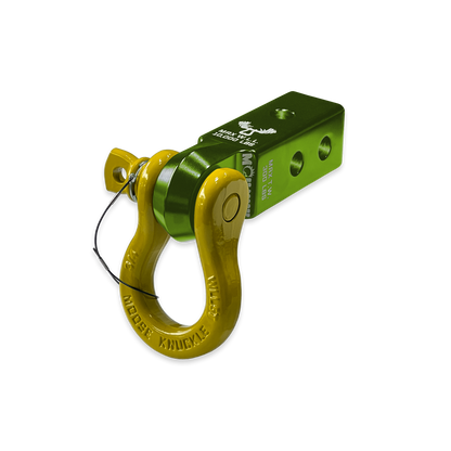B'oh 3/4 Pin Shackle & 2.0 Receiver (Bean Green and Detonator Yellow Combo)
