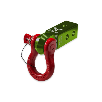 B'oh 3/4 Pin Shackle & 2.0 Receiver (Bean Green and Flame Red Combo)