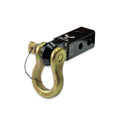 B'oh 3/4 Pin Shackle & 2.0 Receiver (Black and Brass Knuckle Combo)