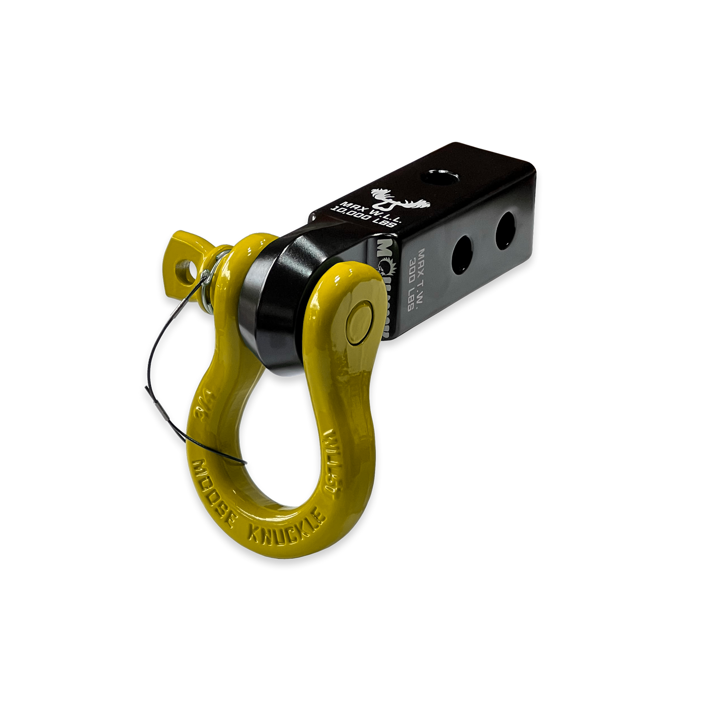 B'oh 3/4 Pin Shackle & 2.0 Receiver (Black and Yellow Combo)