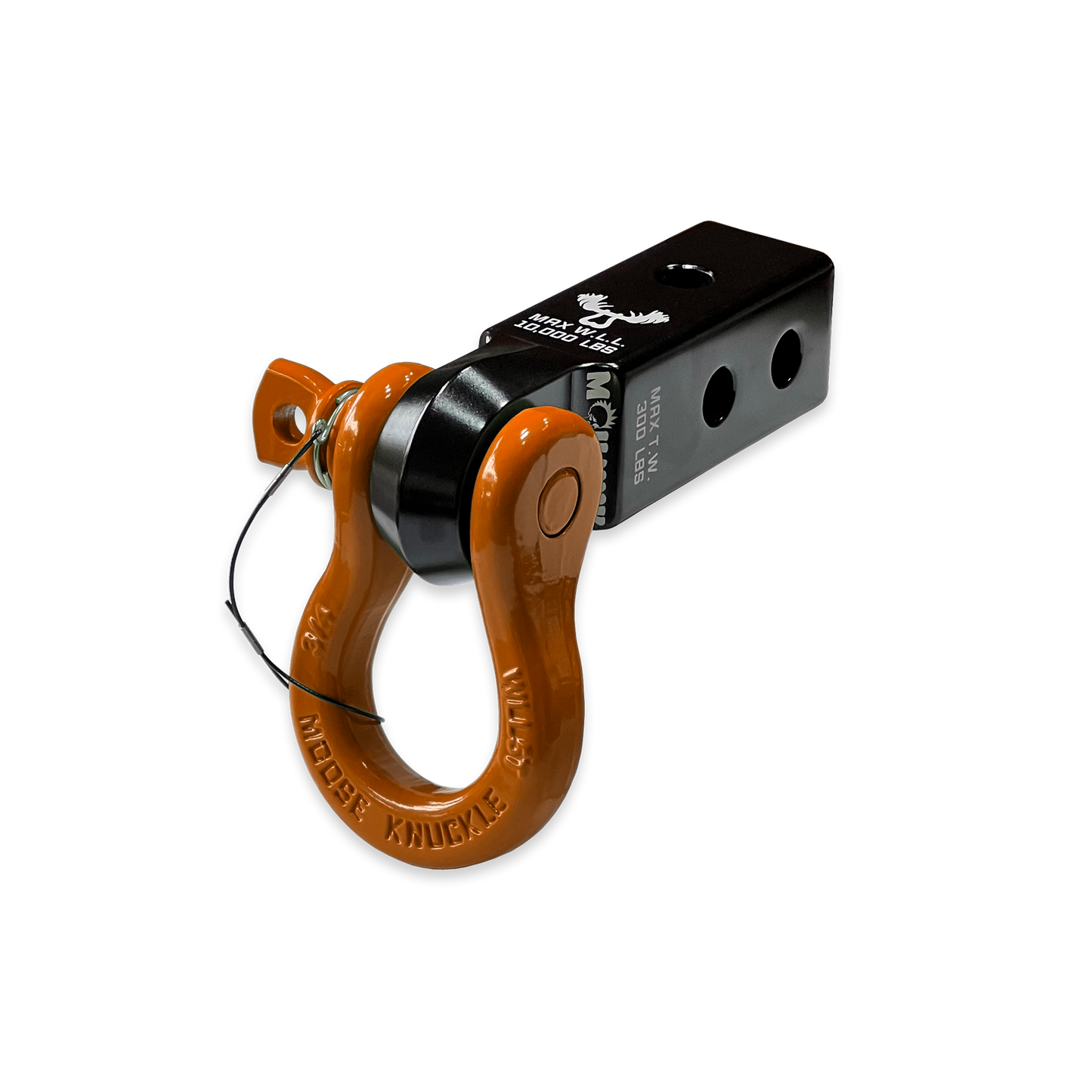 B'oh 3/4 Pin Shackle & 2.0 Receiver (Black and  Orange Combo)