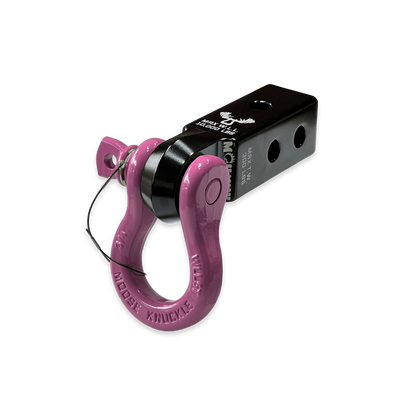 B'oh 3/4 Pin Shackle & 2.0 Receiver (Black and Pretty Pink Combo)
