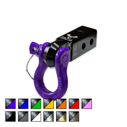 B'oh 3/4 Pin Shackle & 2.0 Receiver (Black and Purple Combo)