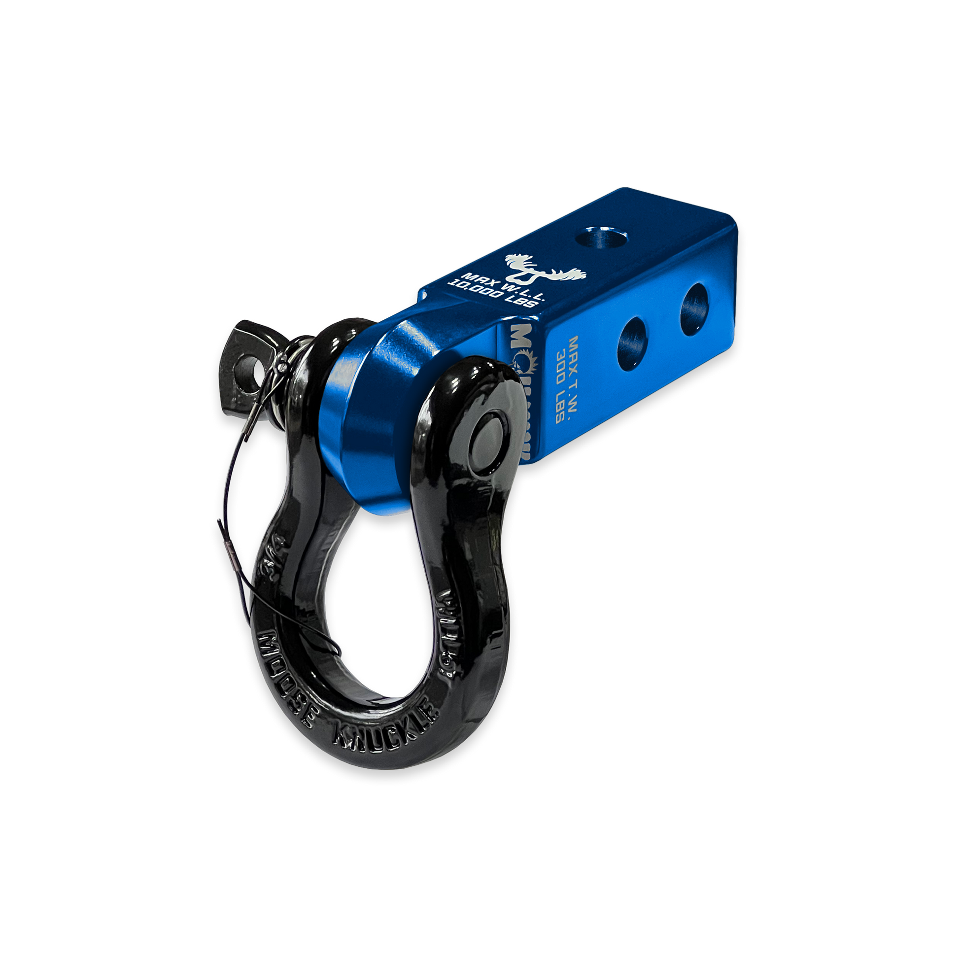 B'oh 3/4 Pin Shackle & 2.0 Receiver (Blue Pill and Black Hole Combo)