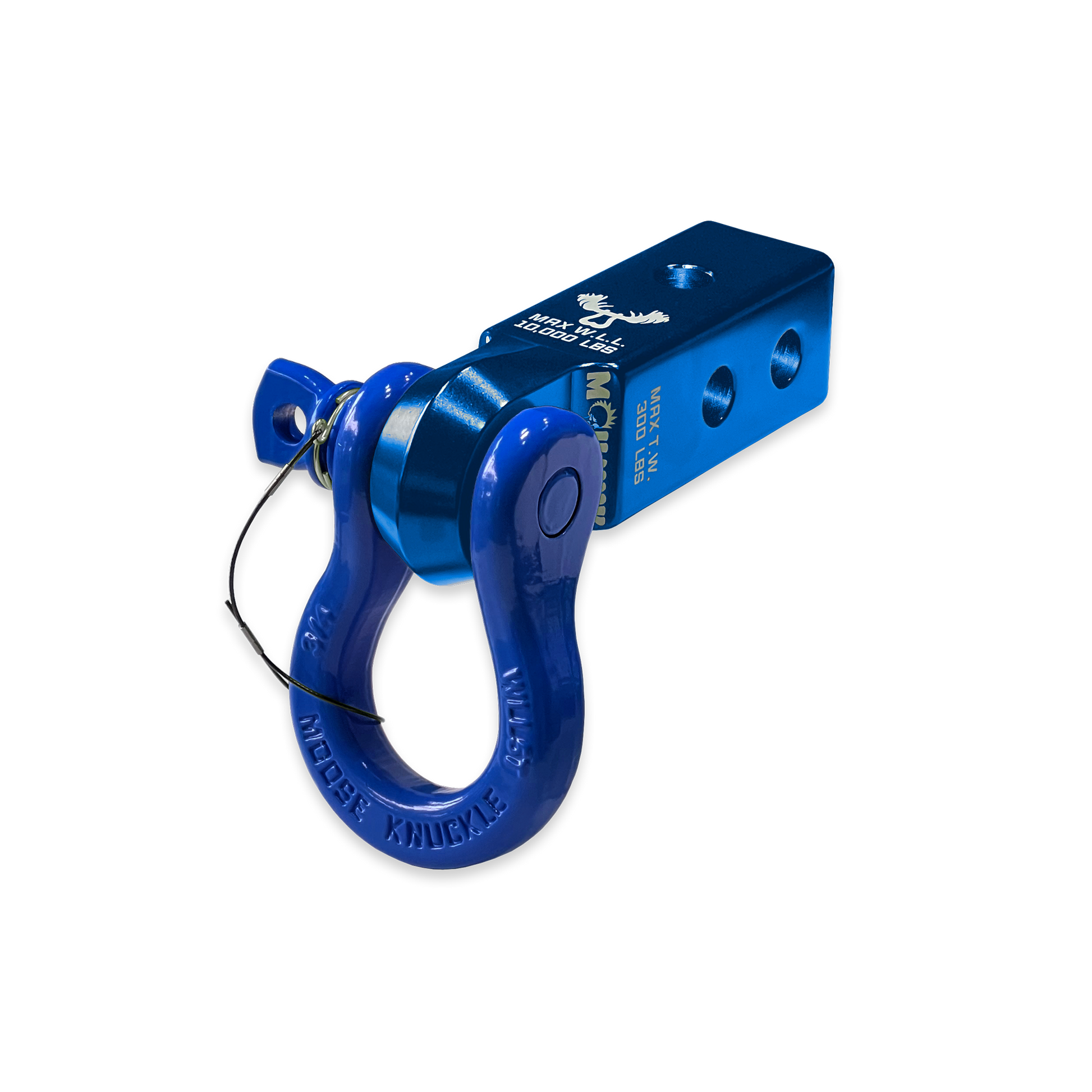 B'oh 3/4 Pin Shackle & 2.0 Receiver (Blue Pill and Blue Balls Combo)