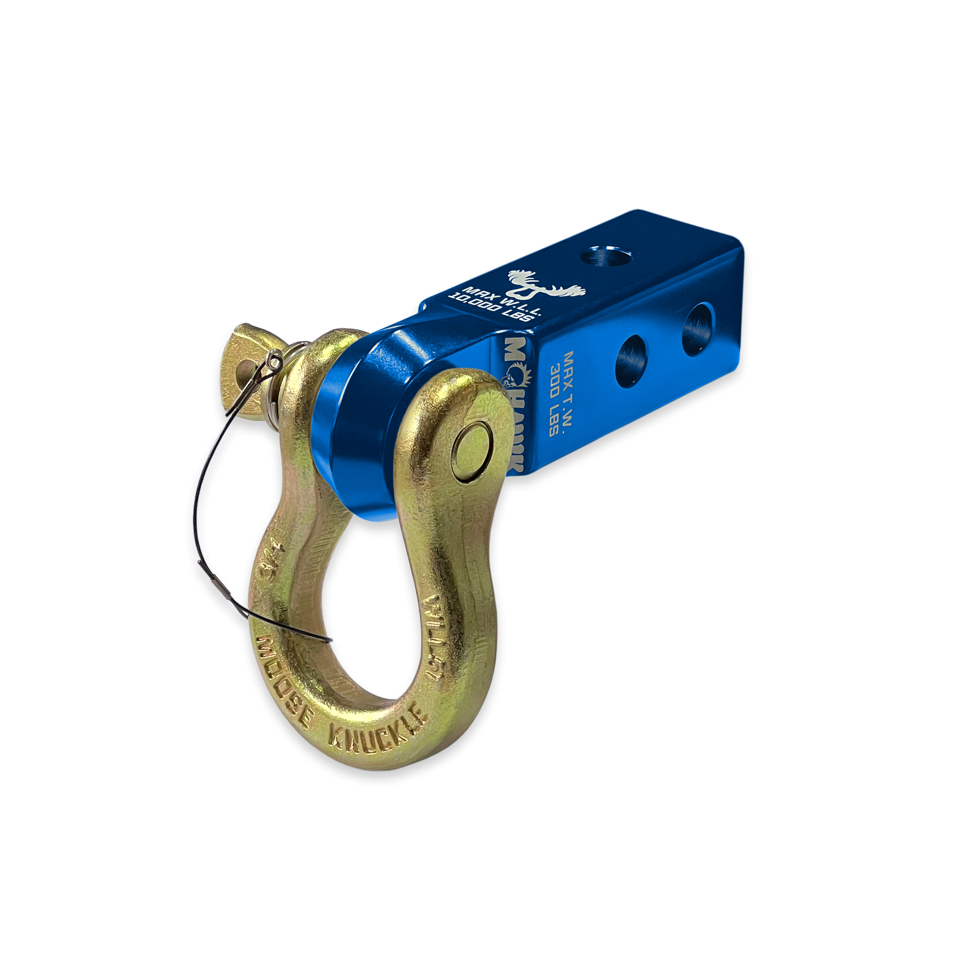 B'oh 3/4 Pin Shackle & 2.0 Receiver (Blue Pill and Brass Knuckle Combo)