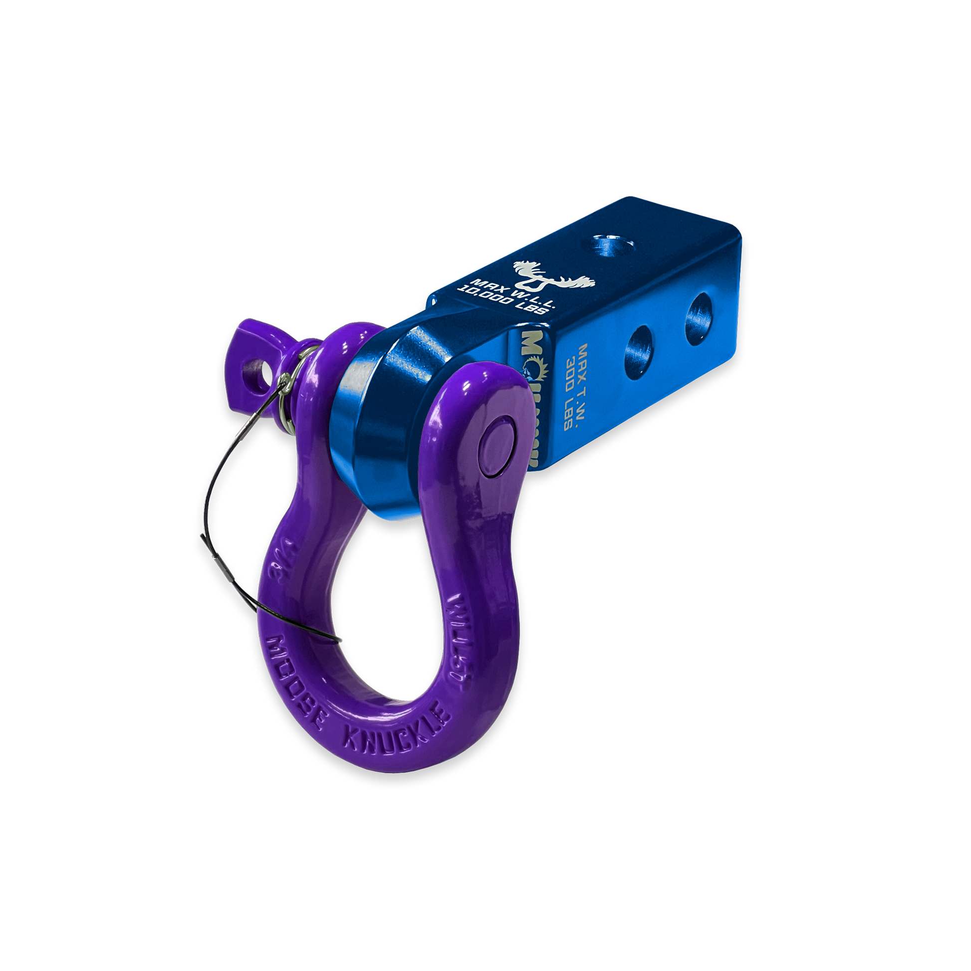 B'oh 3/4 Pin Shackle & 2.0 Receiver (Blue Pill and Grape Escape Combo)
