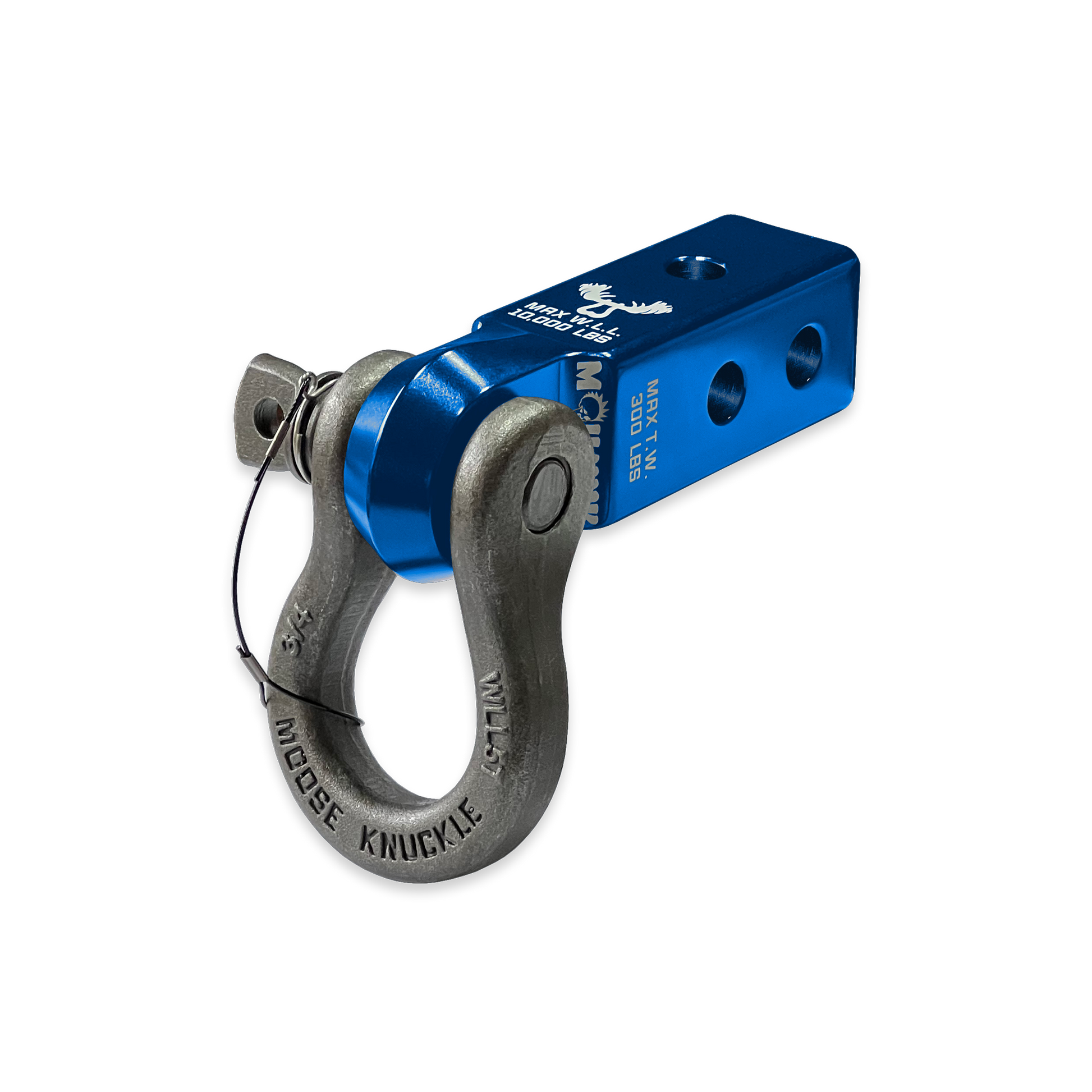 B'oh 3/4 Pin Shackle & 2.0 Receiver (Blue Pill and Raw Dog Combo)