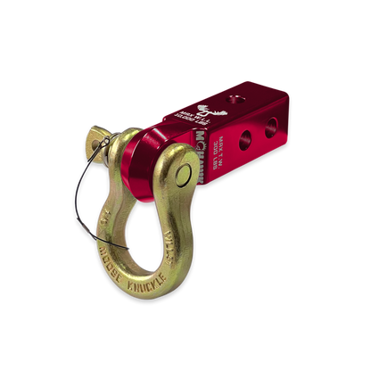 B'oh 3/4 Pin Shackle & 2.0 Receiver (Red Rum and Brass Knuckle Combo)