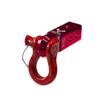 B'oh 3/4 Pin Shackle & 2.0 Receiver (Red Rum and Flame Red Combo)