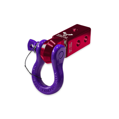 B'oh 3/4 Pin Shackle & 2.0 Receiver (Red Rum and Grape Escape Combo)