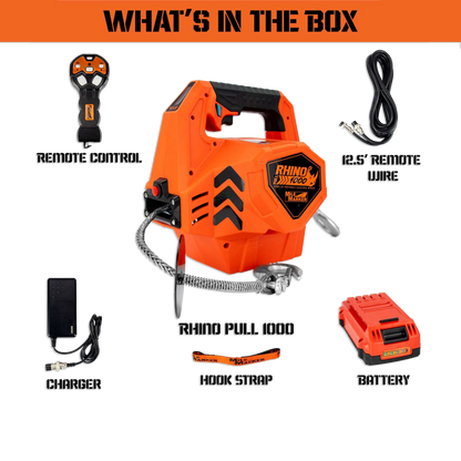 RHINO PULL 1000™ Portable Electric Winch