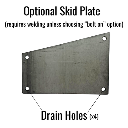 Skid Plate for Heavy Duty Trailer Tail Lights