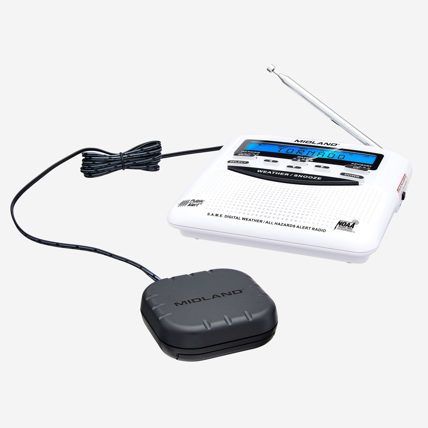 SHKR100 Weather and Emergency Radio Pillow Shaker