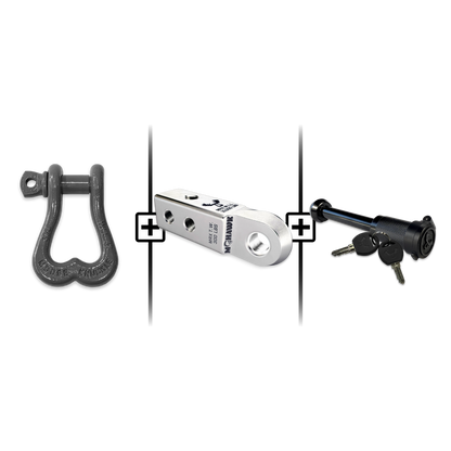 XL Shackle 3/4 Mohawk Receiver 2.0 Hitch Pin Bundle