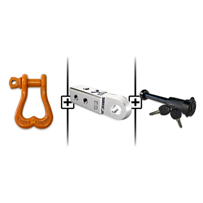 XL Shackle 3/4 Mohawk Receiver 2.0 Hitch Pin Bundle
