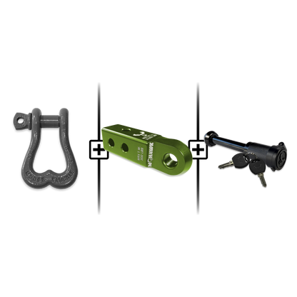 XL Shackle 3/4 Mohawk Receiver 2.0 Hitch Pin Bundle