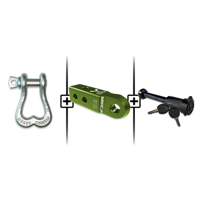 XL Shackle 3/4 Mohawk Receiver 2.0 Hitch Pin Bundle