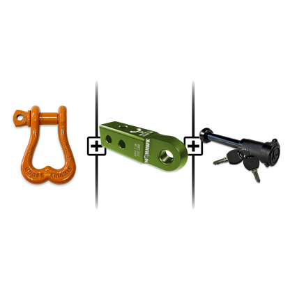 XL Shackle 3/4 Mohawk Receiver 2.0 Hitch Pin Bundle