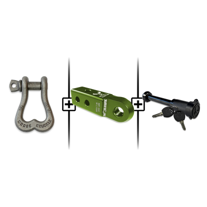 XL Shackle 3/4 Mohawk Receiver 2.0 Hitch Pin Bundle