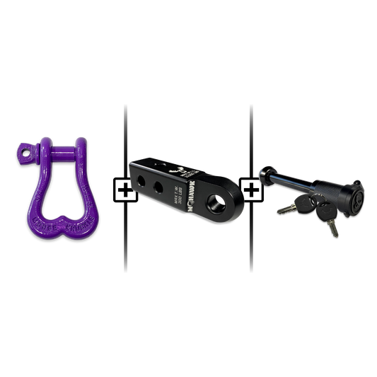 XL Shackle 3/4 Mohawk Receiver 2.0 Hitch Pin Bundle