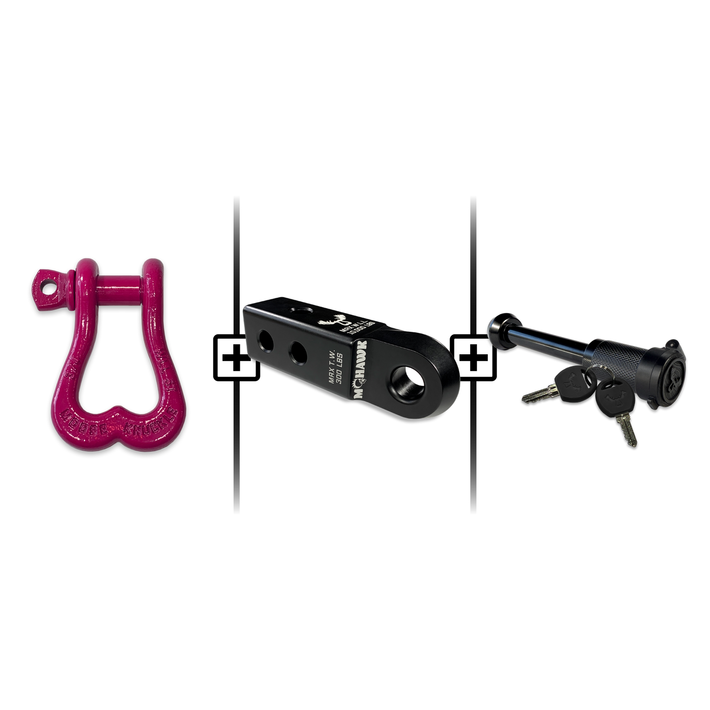 XL Shackle 3/4 Mohawk Receiver 2.0 Hitch Pin Bundle