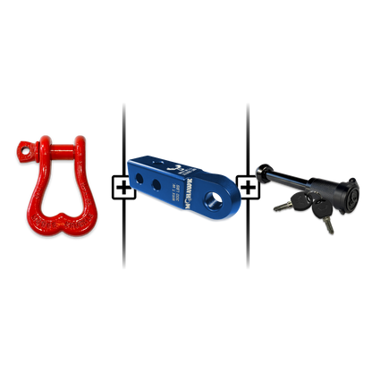XL Shackle 3/4 Mohawk Receiver 2.0 Hitch Pin Bundle