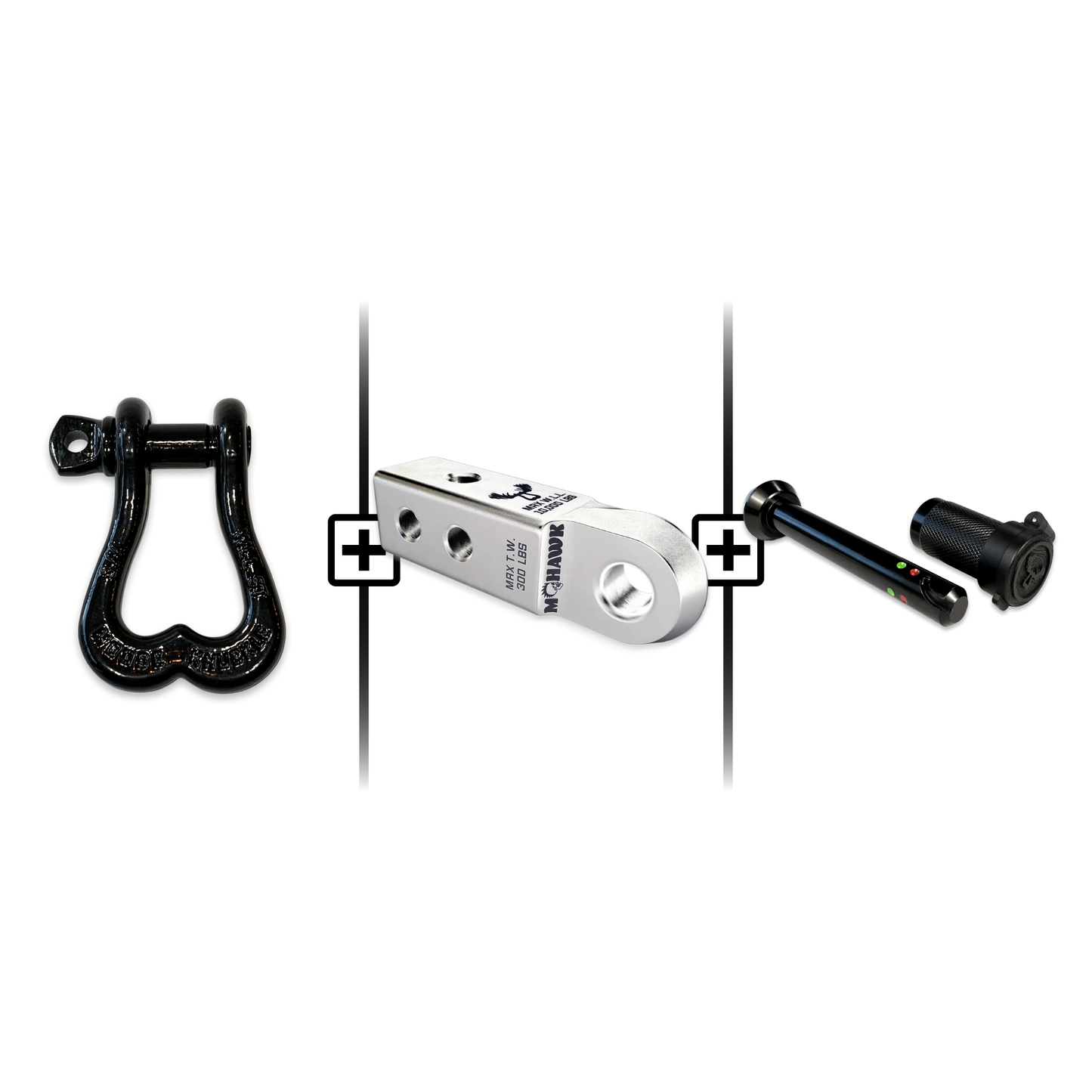 XL Shackle 3/4 Mohawk Receiver 2.0 Hitch Pin Bundle