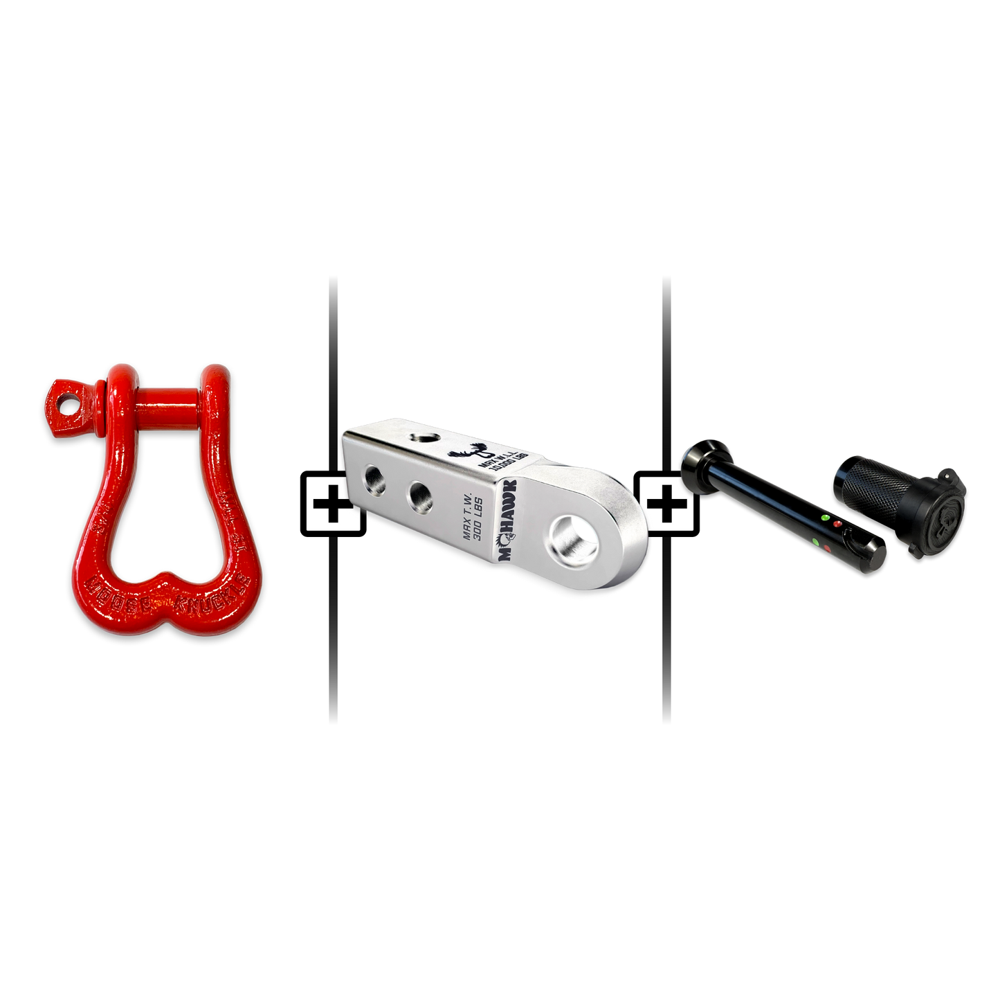 XL Shackle 3/4 Mohawk Receiver 2.0 Hitch Pin Bundle