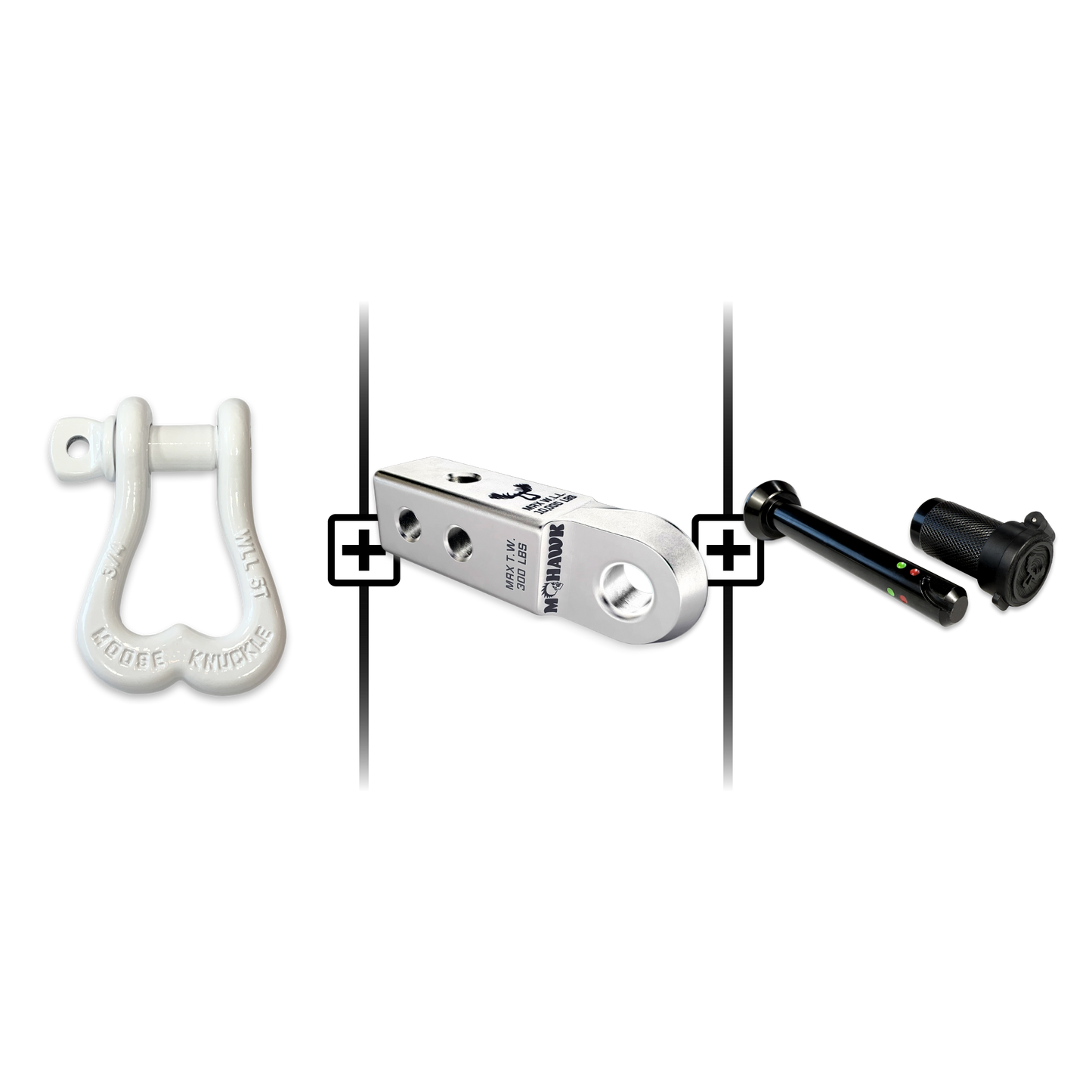 XL Shackle 3/4 Mohawk Receiver 2.0 Hitch Pin Bundle