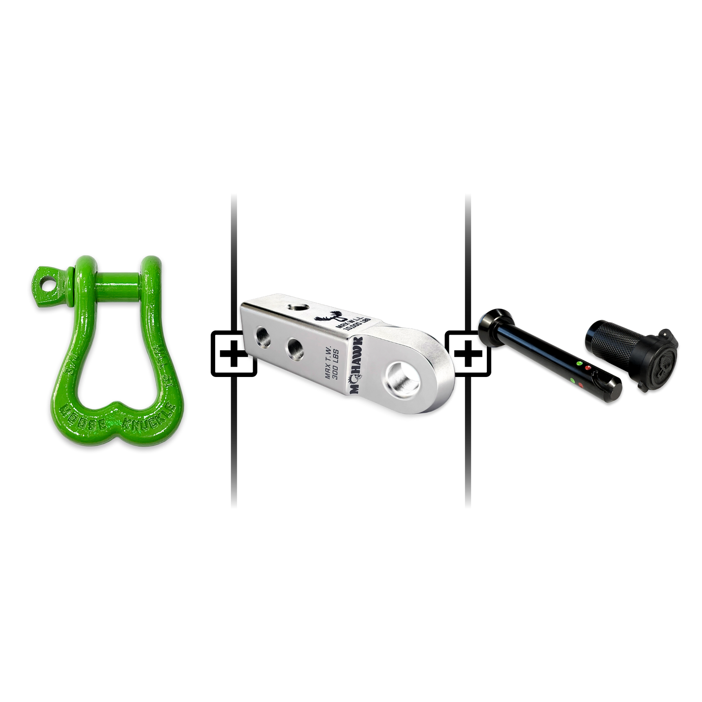 XL Shackle 3/4 Mohawk Receiver 2.0 Hitch Pin Bundle