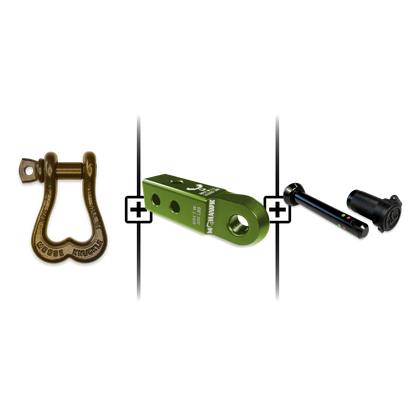 XL Shackle 3/4 Mohawk Receiver 2.0 Hitch Pin Bundle