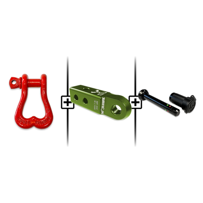 XL Shackle 3/4 Mohawk Receiver 2.0 Hitch Pin Bundle
