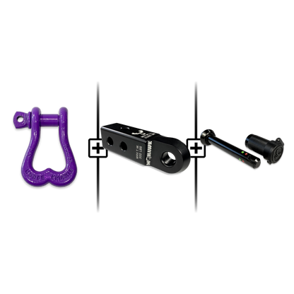 XL Shackle 3/4 Mohawk Receiver 2.0 Hitch Pin Bundle