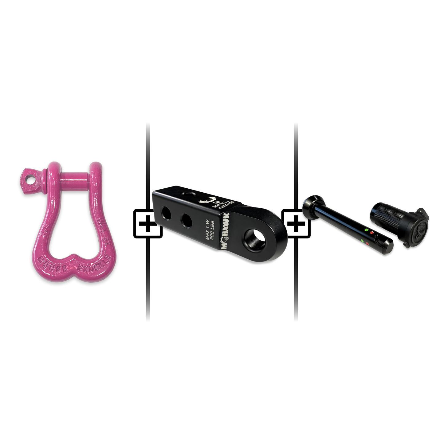 XL Shackle 3/4 Mohawk Receiver 2.0 Hitch Pin Bundle