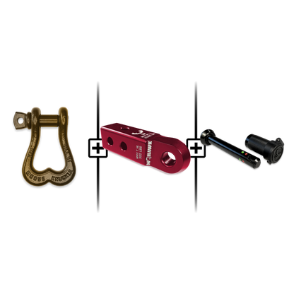 XL Shackle 3/4 Mohawk Receiver 2.0 Hitch Pin Bundle