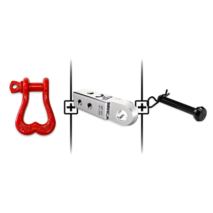 XL Shackle 3/4 Mohawk Receiver 2.0 Hitch Pin Bundle