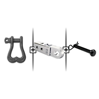 XL Shackle 3/4 Mohawk Receiver 2.0 Hitch Pin Bundle
