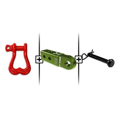 XL Shackle 3/4 Mohawk Receiver 2.0 Hitch Pin Bundle