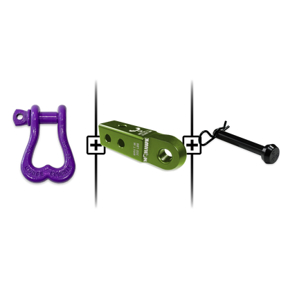 XL Shackle 3/4 Mohawk Receiver 2.0 Hitch Pin Bundle