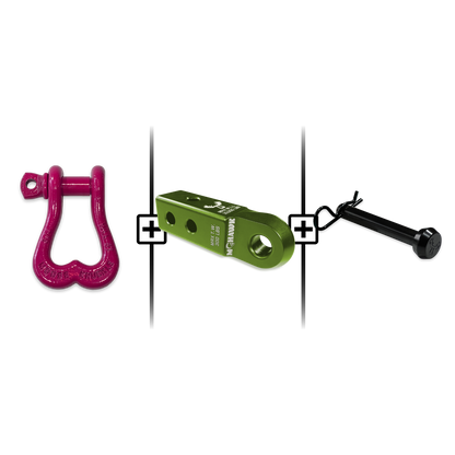 XL Shackle 3/4 Mohawk Receiver 2.0 Hitch Pin Bundle