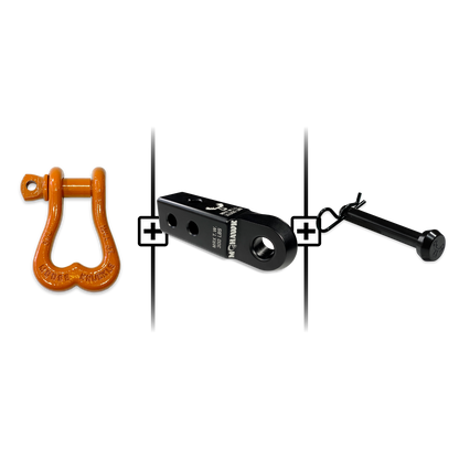 XL Shackle 3/4 Mohawk Receiver 2.0 Hitch Pin Bundle