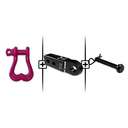 XL Shackle 3/4 Mohawk Receiver 2.0 Hitch Pin Bundle