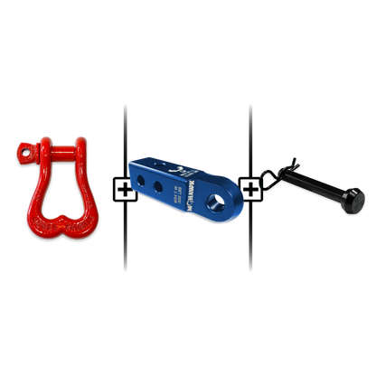 XL Shackle 3/4 Mohawk Receiver 2.0 Hitch Pin Bundle