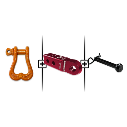 XL Shackle 3/4 Mohawk Receiver 2.0 Hitch Pin Bundle